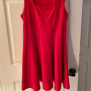 Forever 21 plus size red formal mini dress
